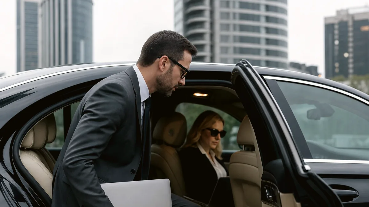 Is van airport transfer worth it for five with luggage?