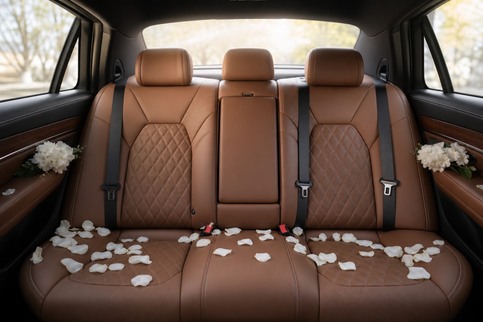 Wedding transfer for bride and groom 4
